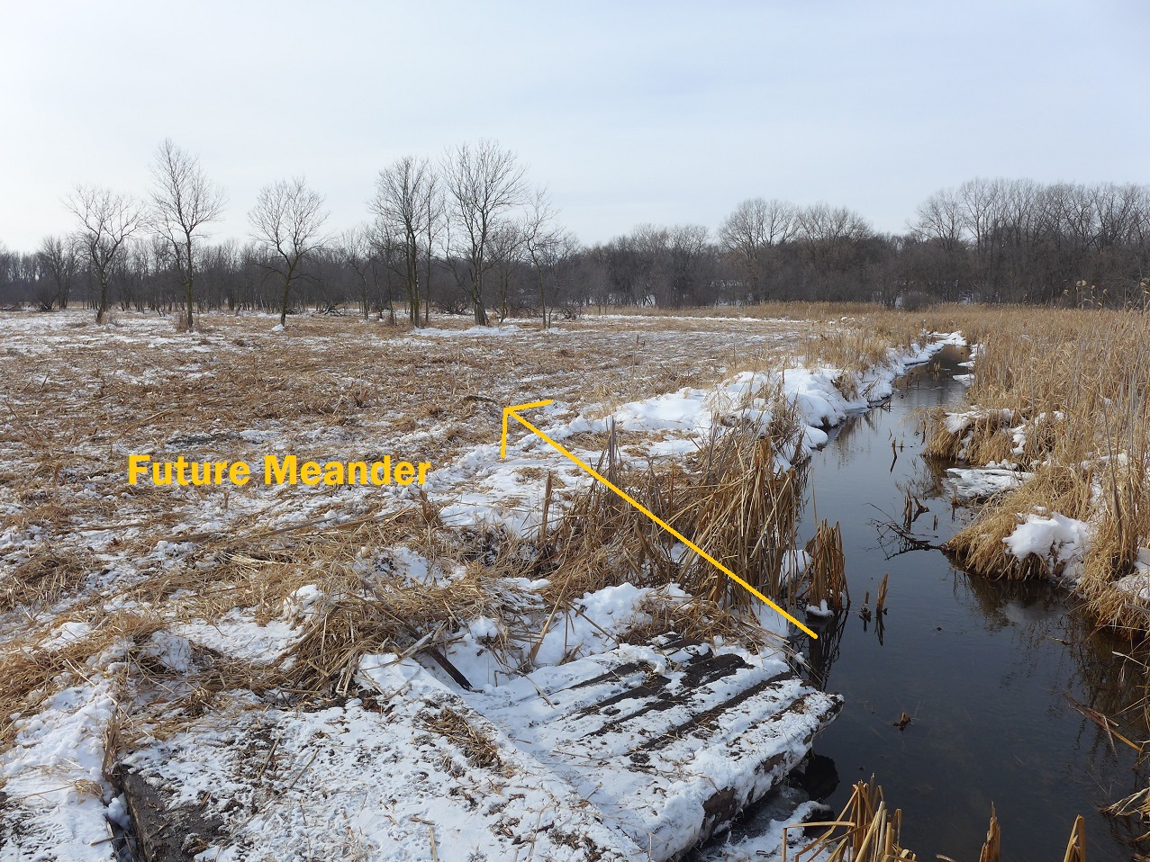 Image slide of Meander pre-construction